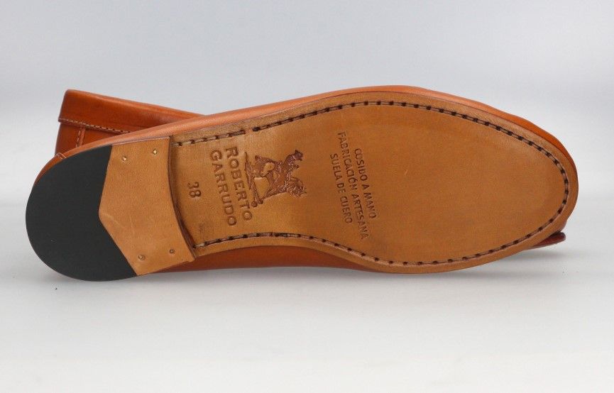 Moccasin with Natural Cowhide Mask