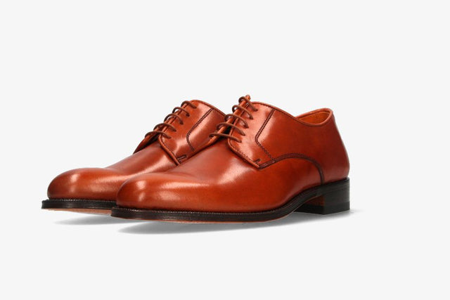 Blucher ternera cuero natural Valverde del Camino