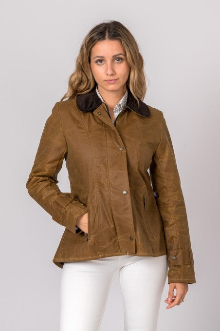 Veste cirée Camel Ambre