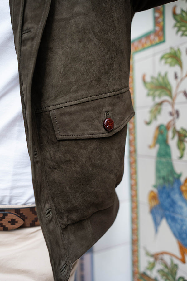 Sevilla green suede jacket