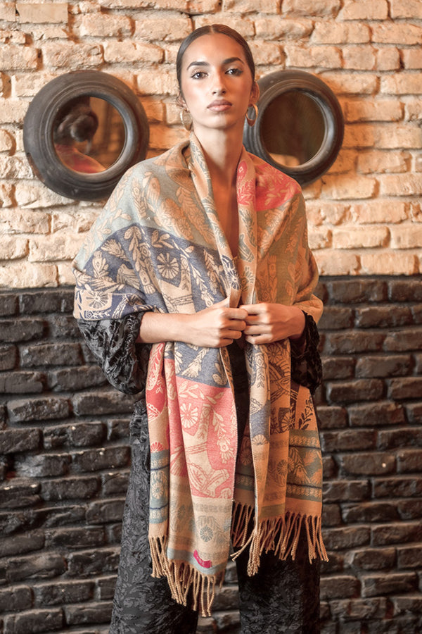 Pasmina Tonos Salmón