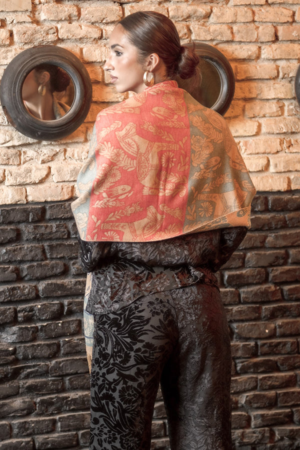 Pasmina Tonos Salmón