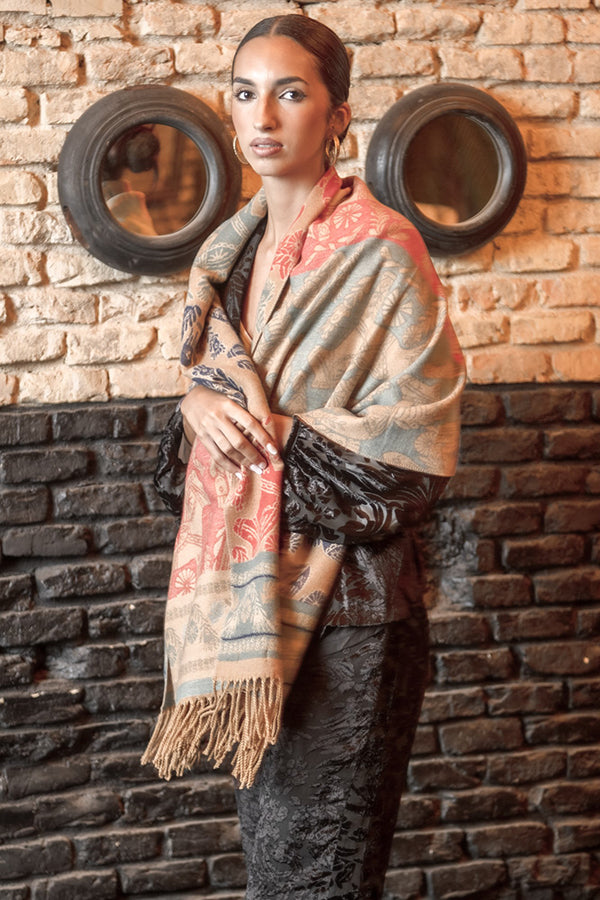 Pasmina Tonos Salmón