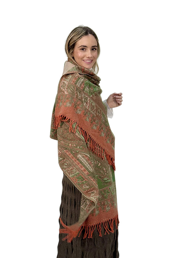 PASMINA CACHEMIRA VERDE
