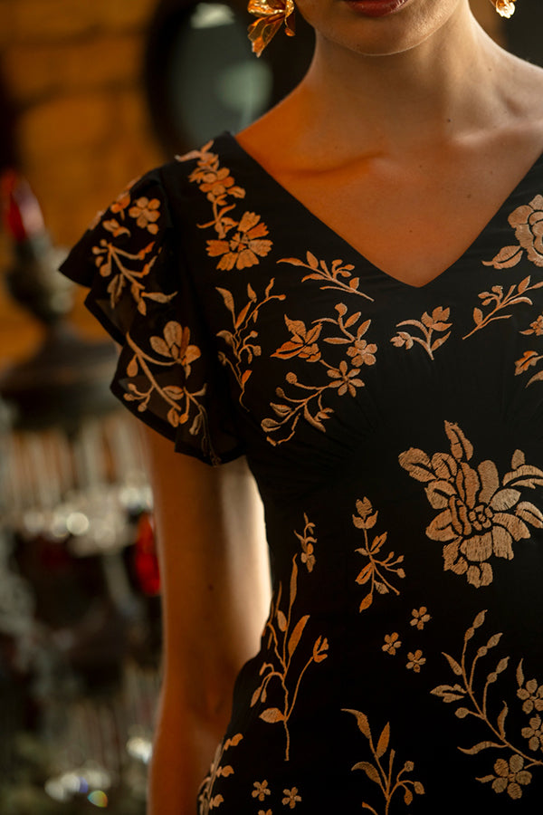 VESTIDO JAZMÍN NEGRO
