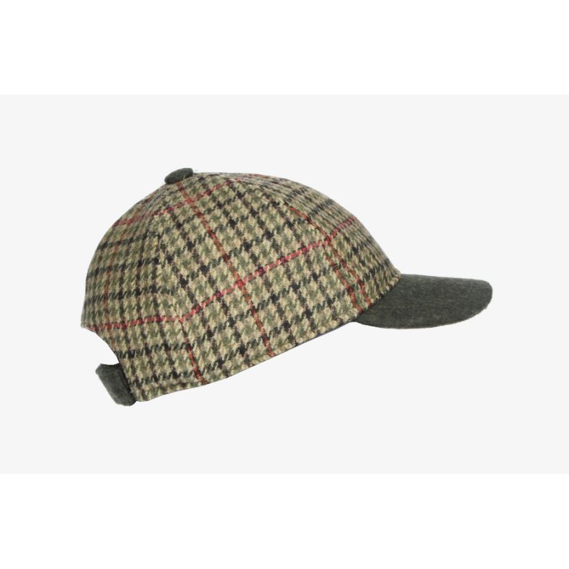 Green Houndstooth Strike Cap