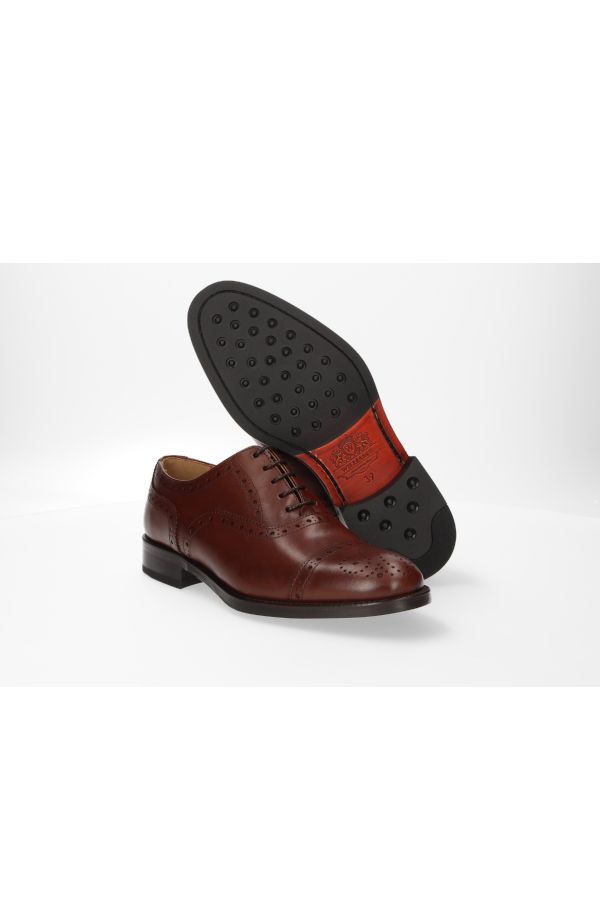 Zapato Inglés Brogueado Marrón