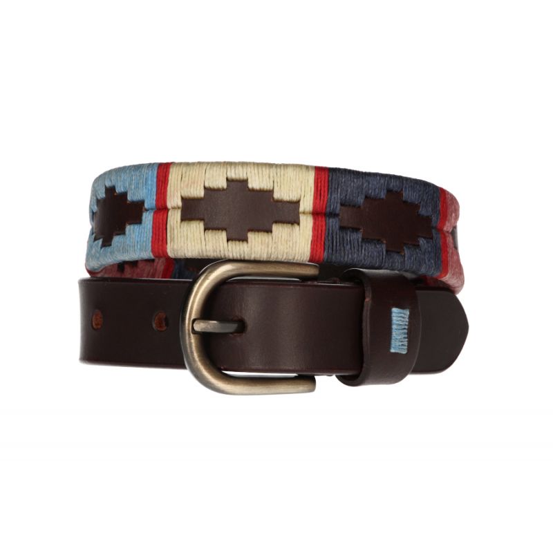Argentine Embroidered Belt for Children in Multicolor