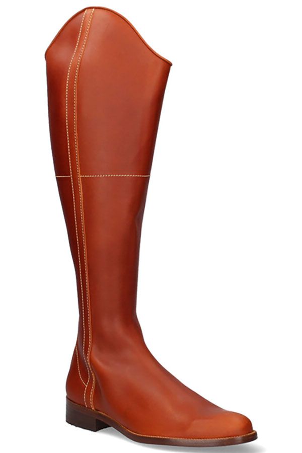 Hazelnut Zipper Riding Boot Valverde del Camino