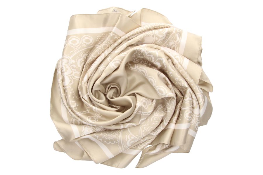 Pañuelo Adornos Tonos Beige
