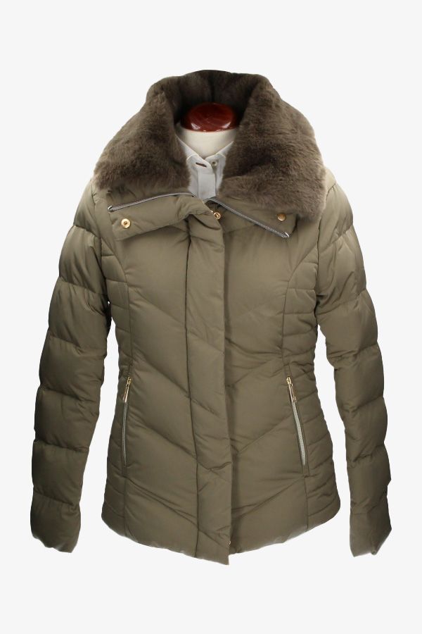 CHAQUETA ACOLCHADA VERDE