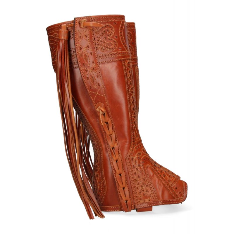 Valverde del Camino highly chopped calfskin walking gaiter