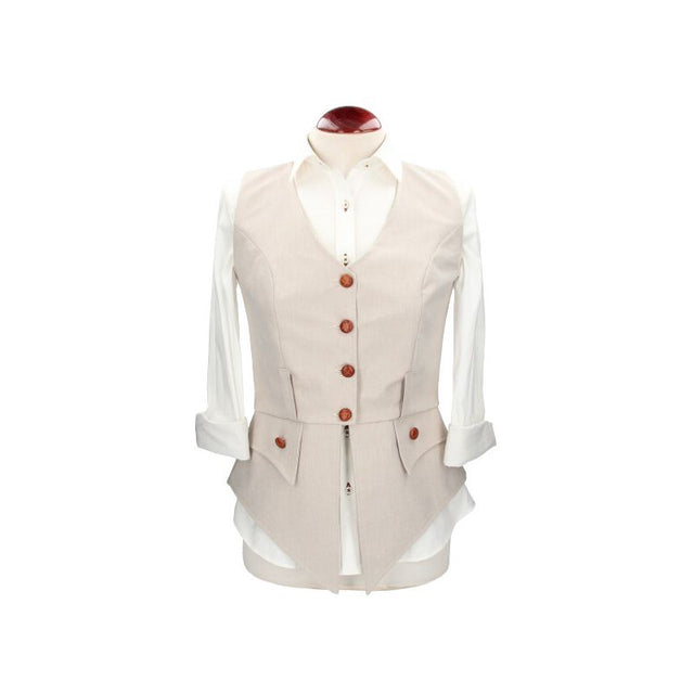 Chaleco Diana Tostado Claro