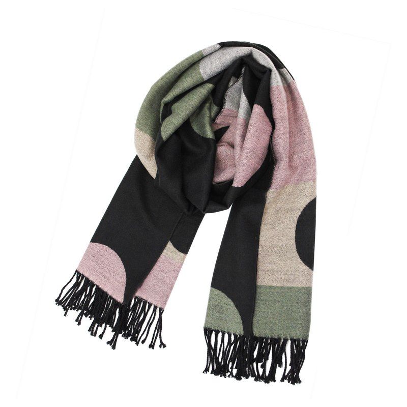 Gray Polka Dot Scarf Colors