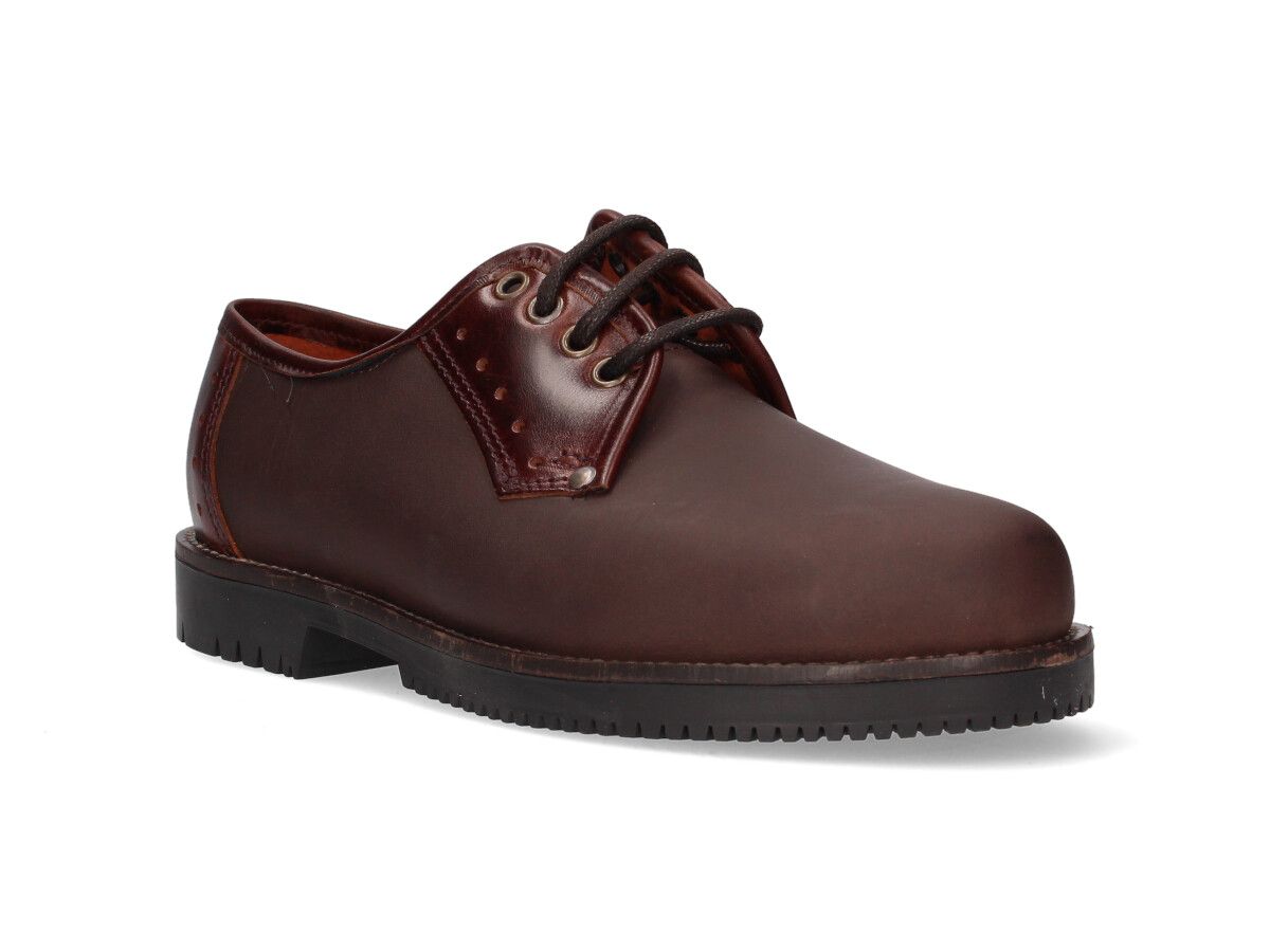 Chaussure à lacets marron