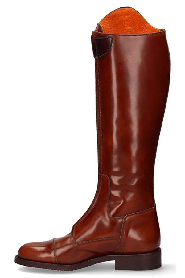 Brown Front Zipper Equestrian Boot Valverde del Camino