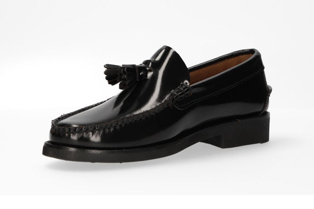Black Tassel Loafer
