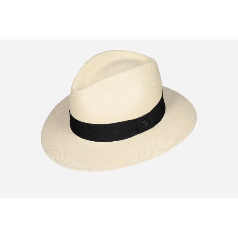 Natural Straw Pet Hat with Black Ribbon