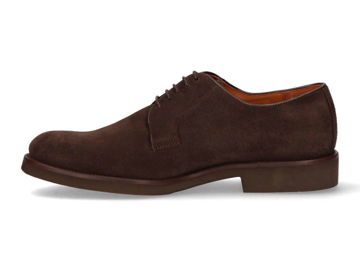 Brown Lace-Up Moccasin