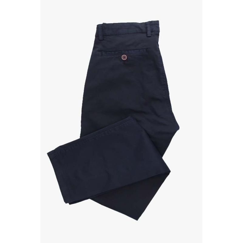 Navy Blue Chino Pants for Men