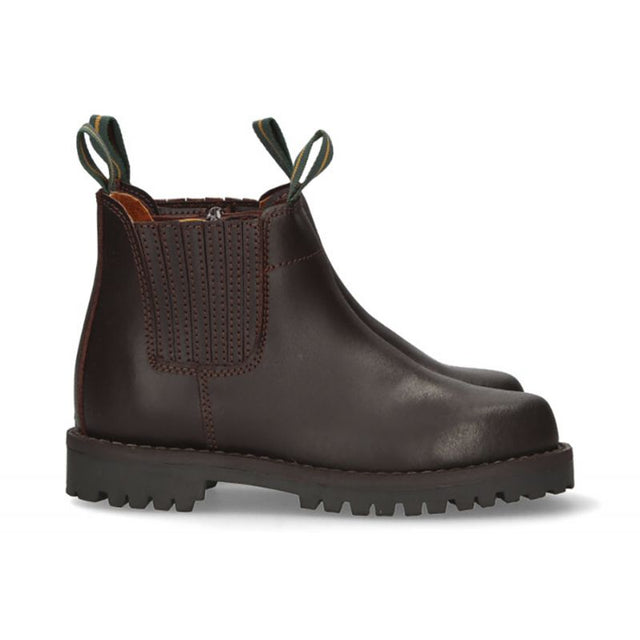 Valverde del Camino children's short boots with a rubber sole and zipper