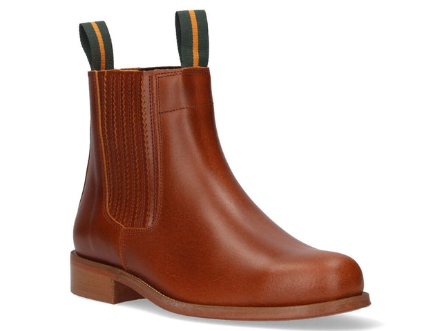 Valverde del Camino short boot with pleated gussets