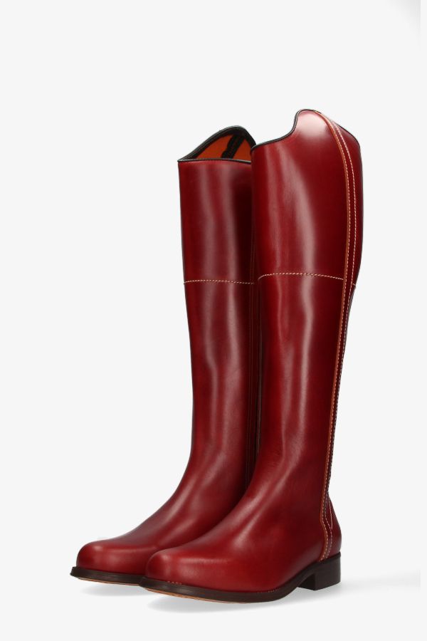 Bota Hípica Cremallera Cereza Valverde del Camino