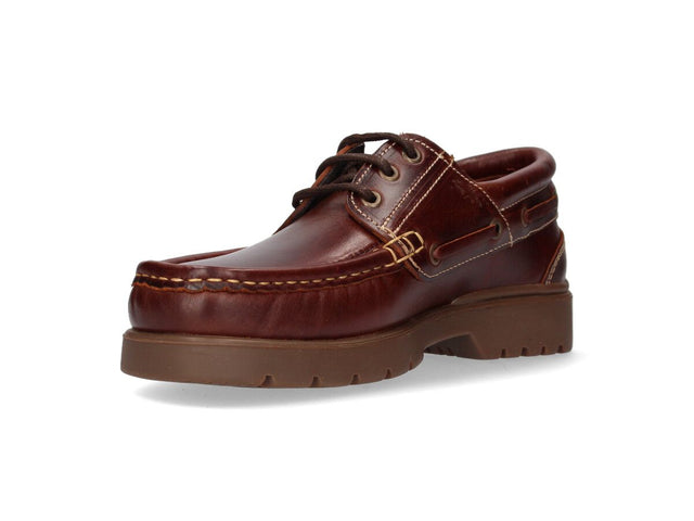 Chaussure bateau en cuir