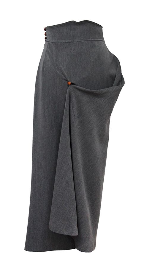 Grey Safety Riding Skirt
