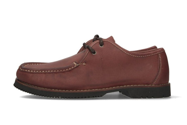 Burgundy Lace-Up Shoe