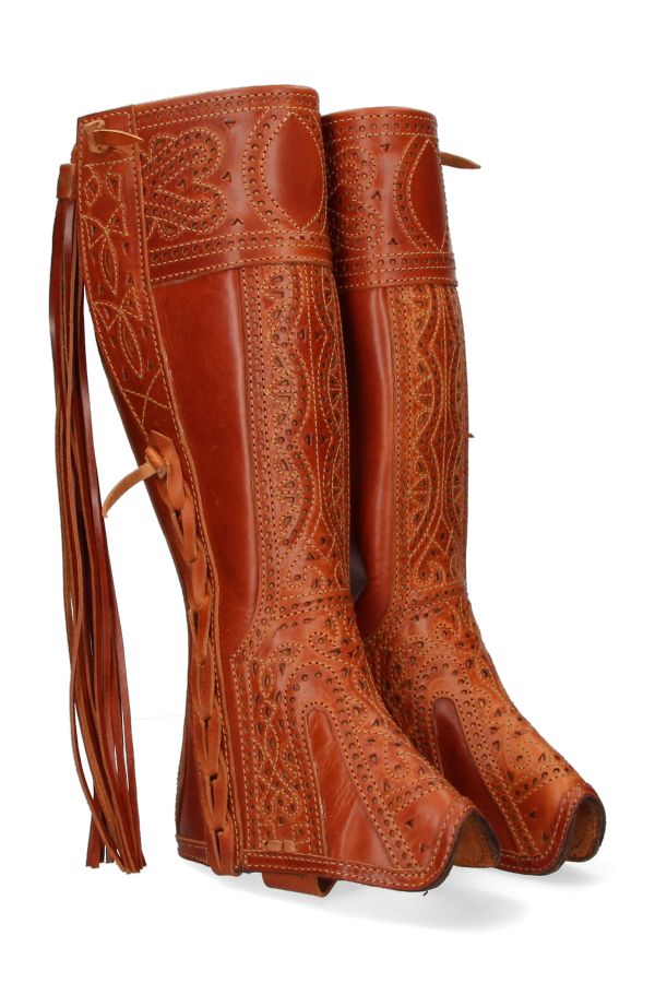 Valverde del Camino highly chopped calfskin walking gaiter