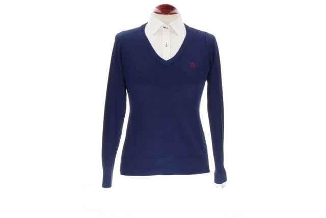 Navy V-Neck Sweater