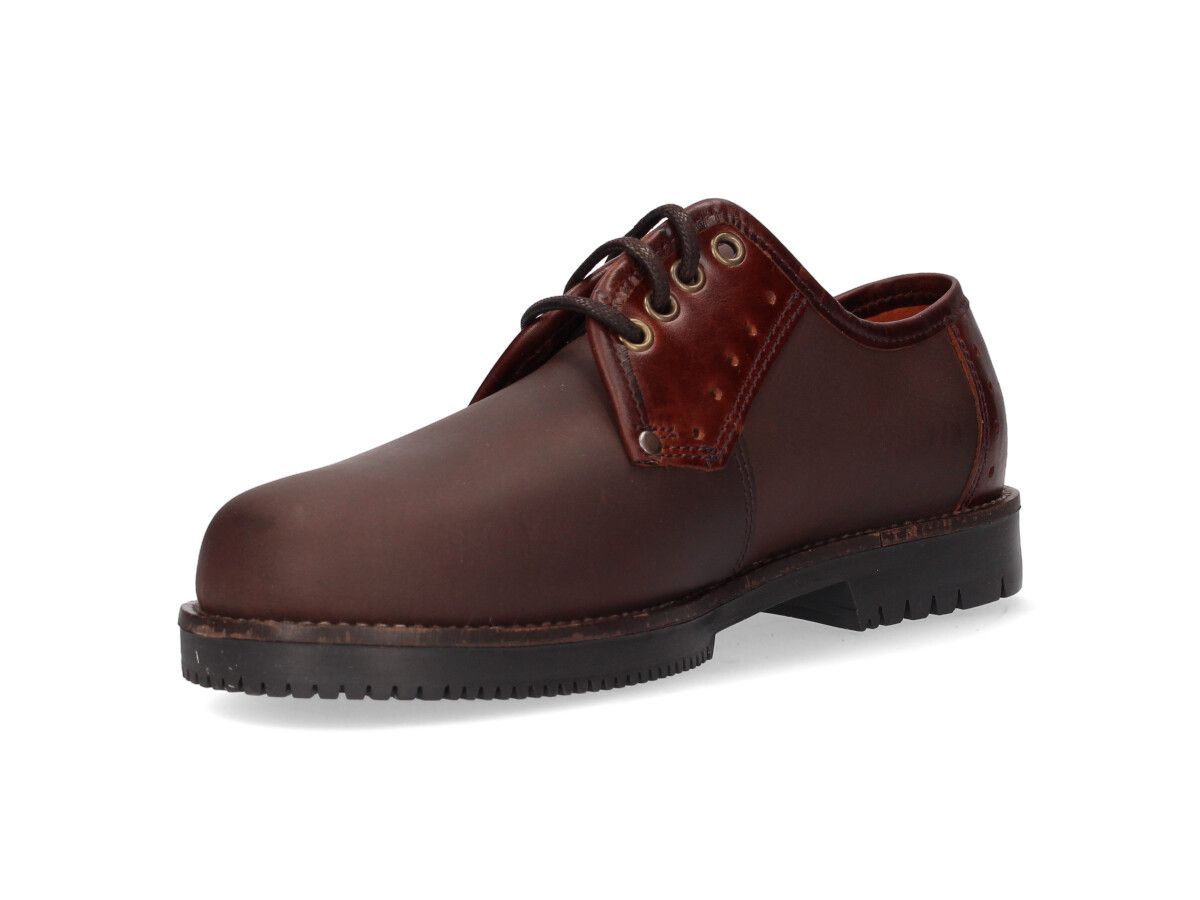 Chaussure à lacets marron