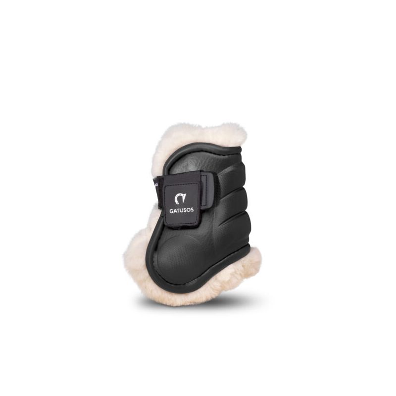 Deluxe Black Cat Sheepskin Fetlock Protector