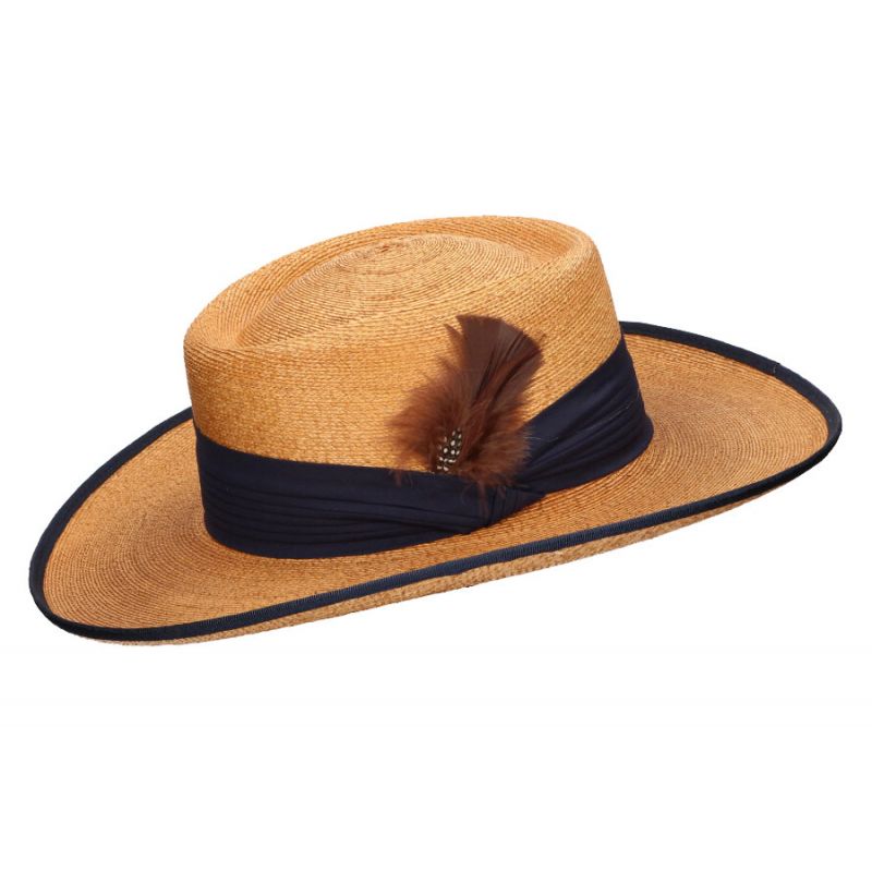Gambler Camel Safari Blue Hat