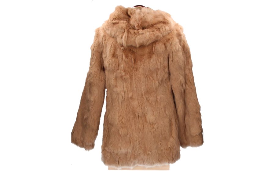 Camel Hooded Coat
