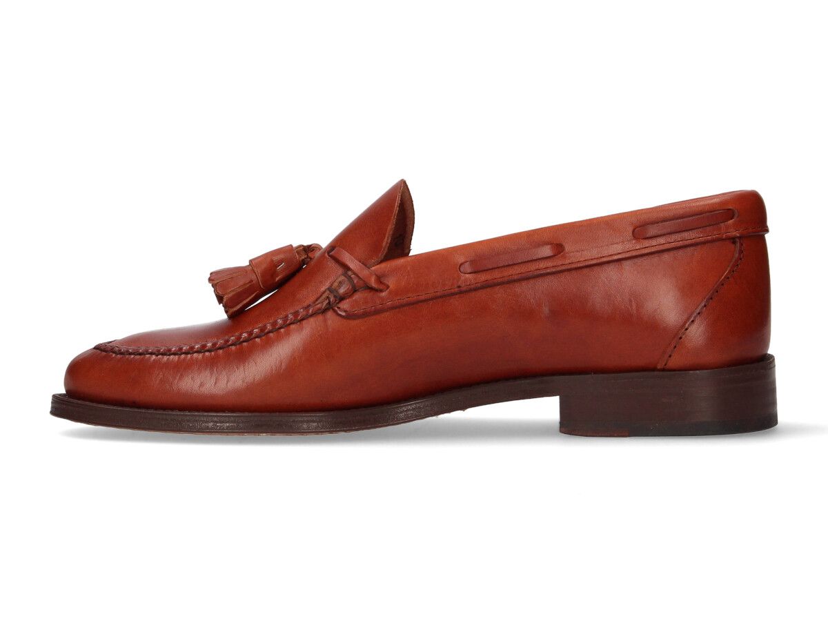 Bronze tassel loafer