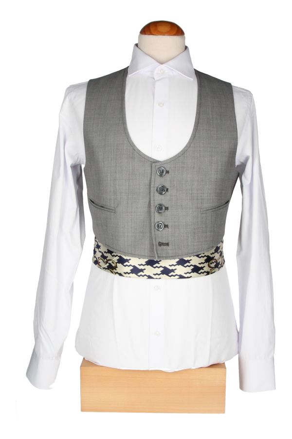 Chaqueta y Chalequillo Gris