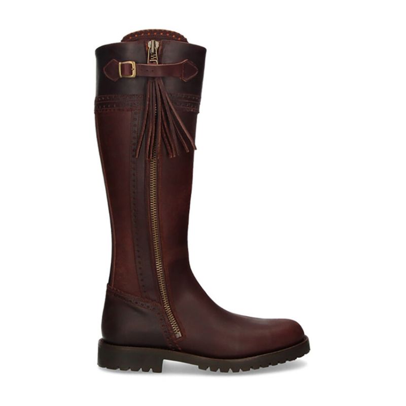 High calfskin hunting boot
