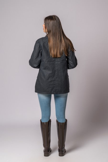 Chaqueta Encerada Clasica Marino