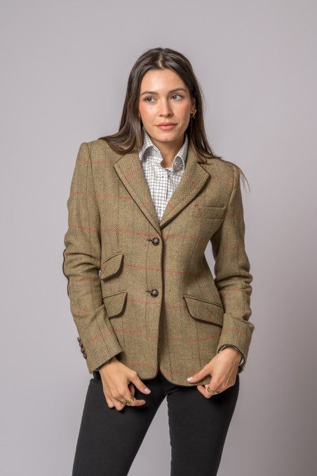 Chaqueta espiga verde