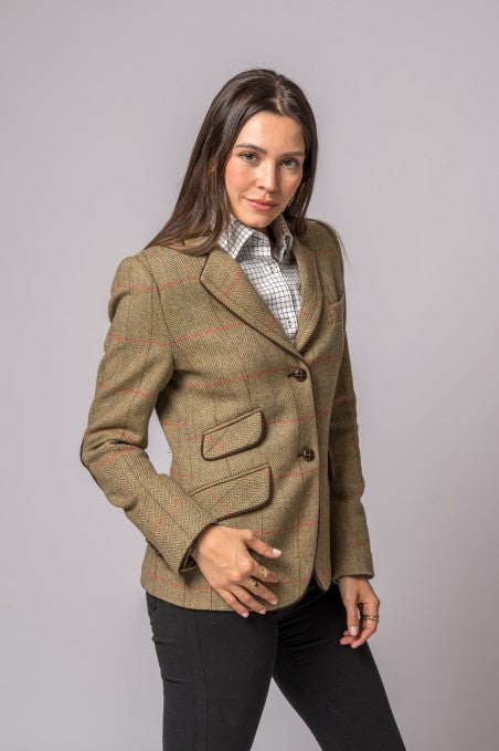 Chaqueta espiga verde