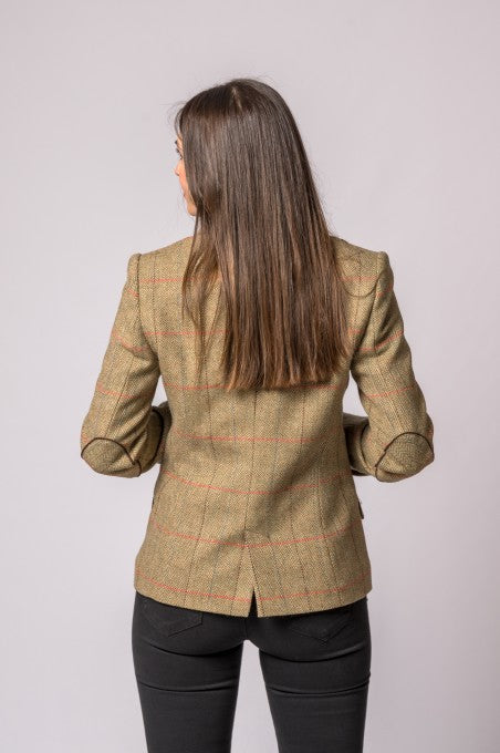 Chaqueta espiga verde