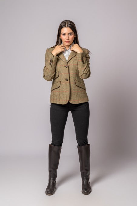 Chaqueta espiga verde