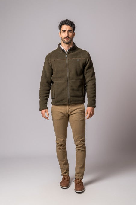 Chaqueta polar Orleans Oliva