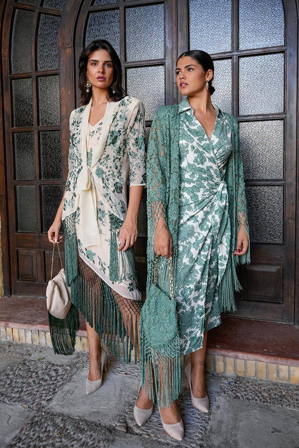 CHAQUETA SAETA VERDE AGUA