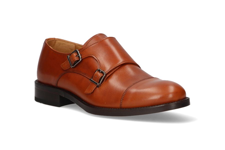 Double Buckle Leather Shoe