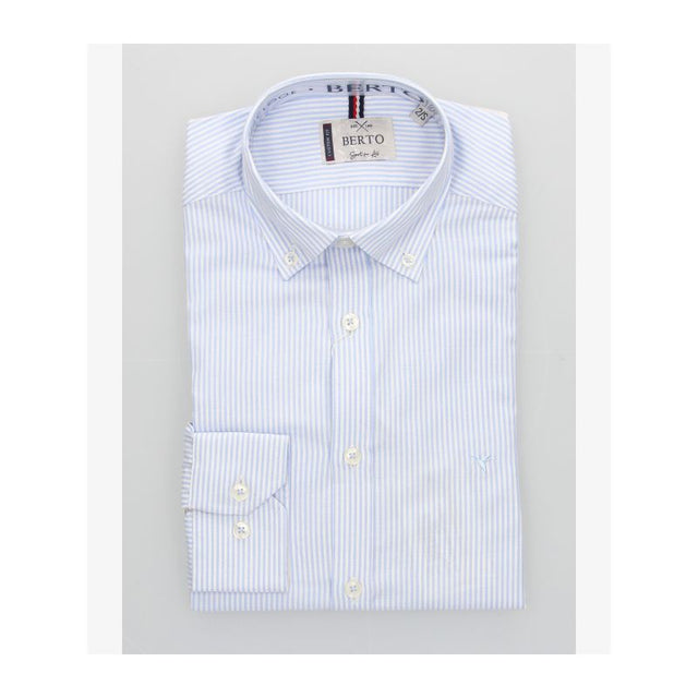 Blue Stripe Oxford Shirt