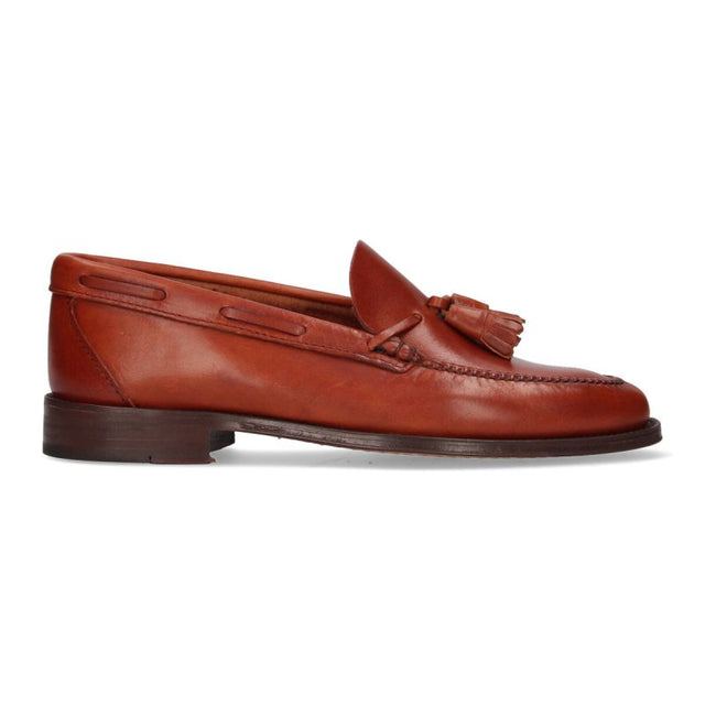 Bronze tassel loafer