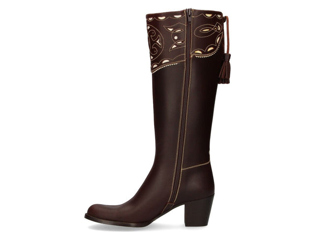 Cartujana Boot Chopped Tassels Heel Valverde del Camino